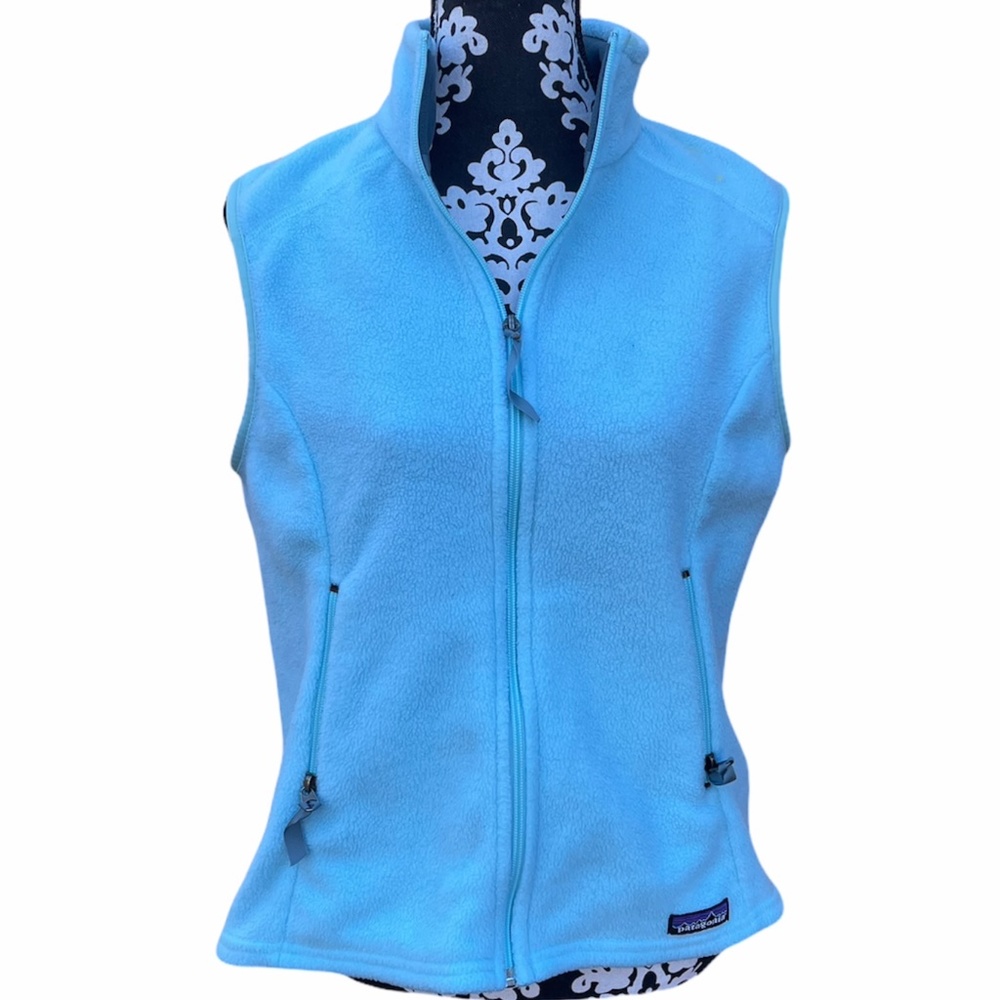 Patagonia Synchilla Light Blue Vest Sz XS